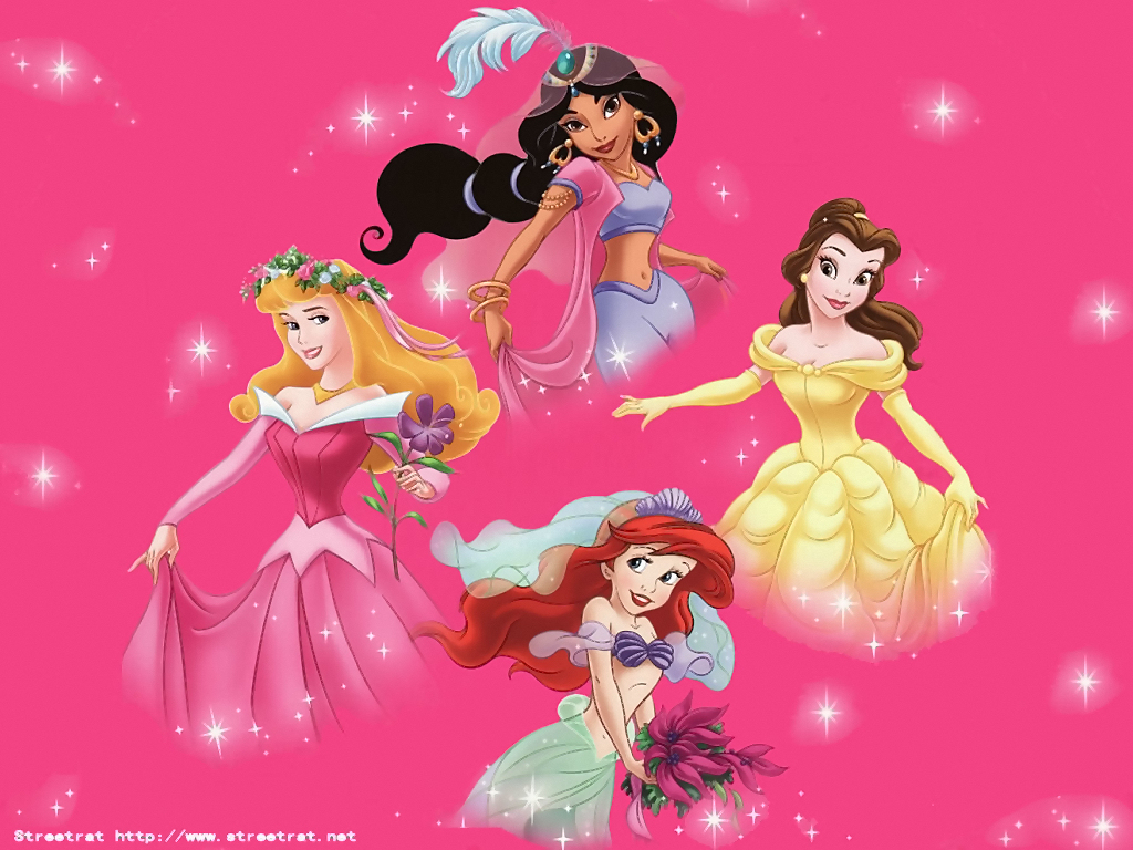 Disney Princess Pink Backgrounds - 1024x768 Wallpaper 