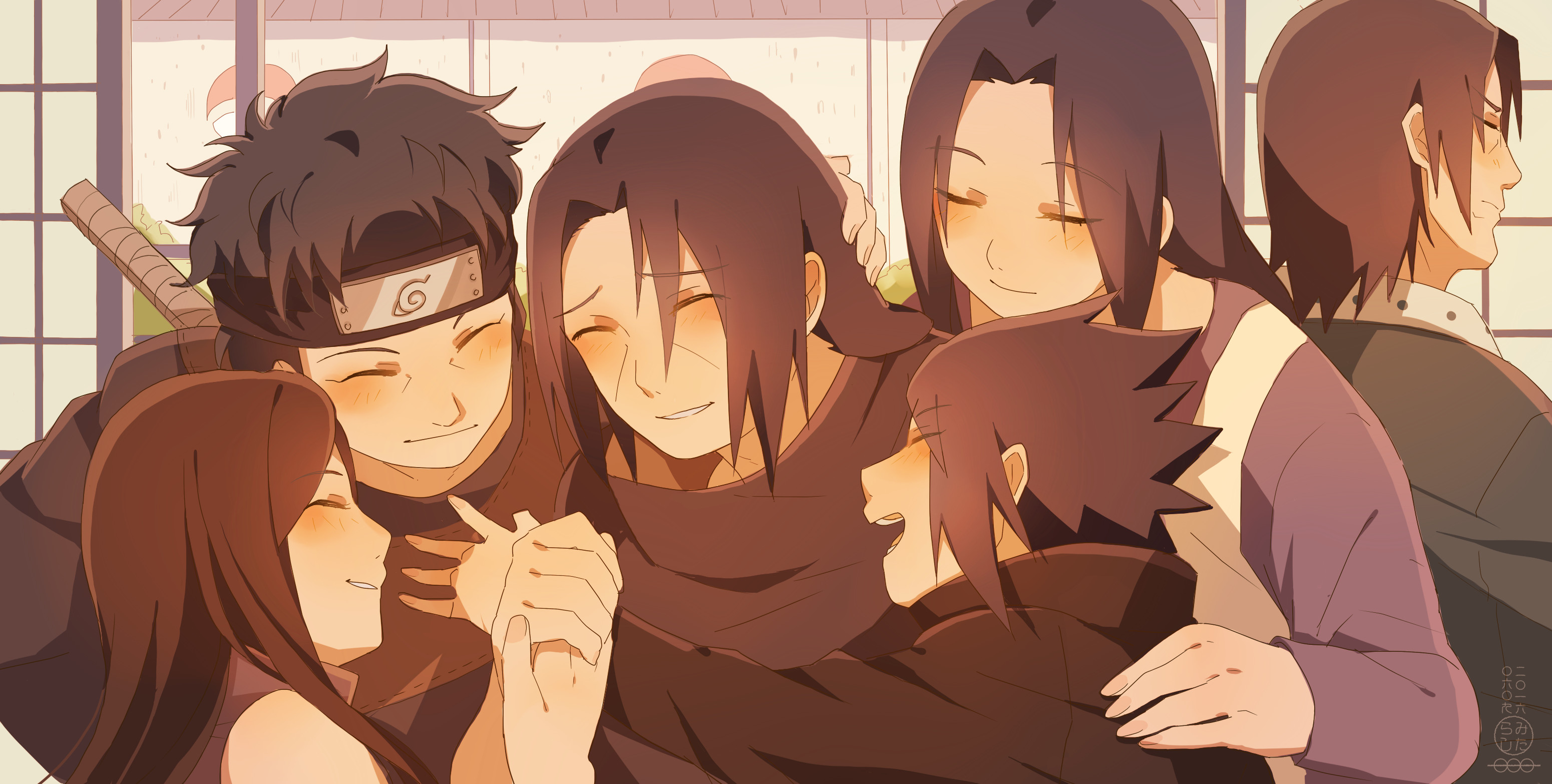 Itachi Shisui And Izumi - HD Wallpaper 