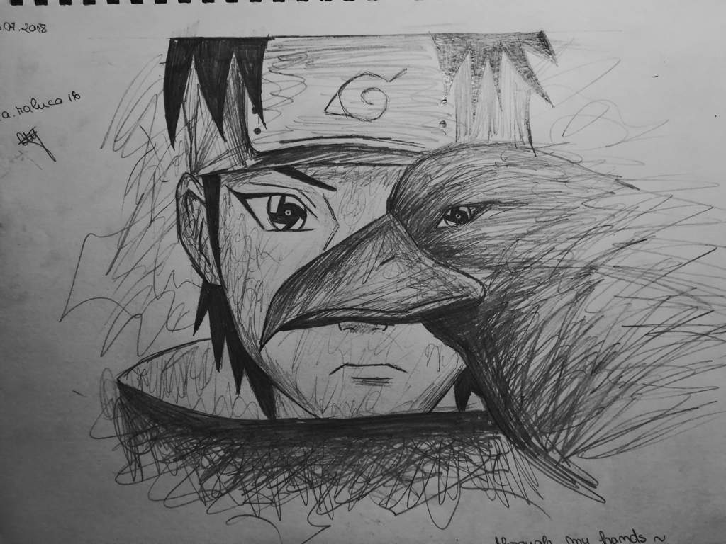 User Uploaded Image - Fanart Shisui And Naruto - HD Wallpaper 