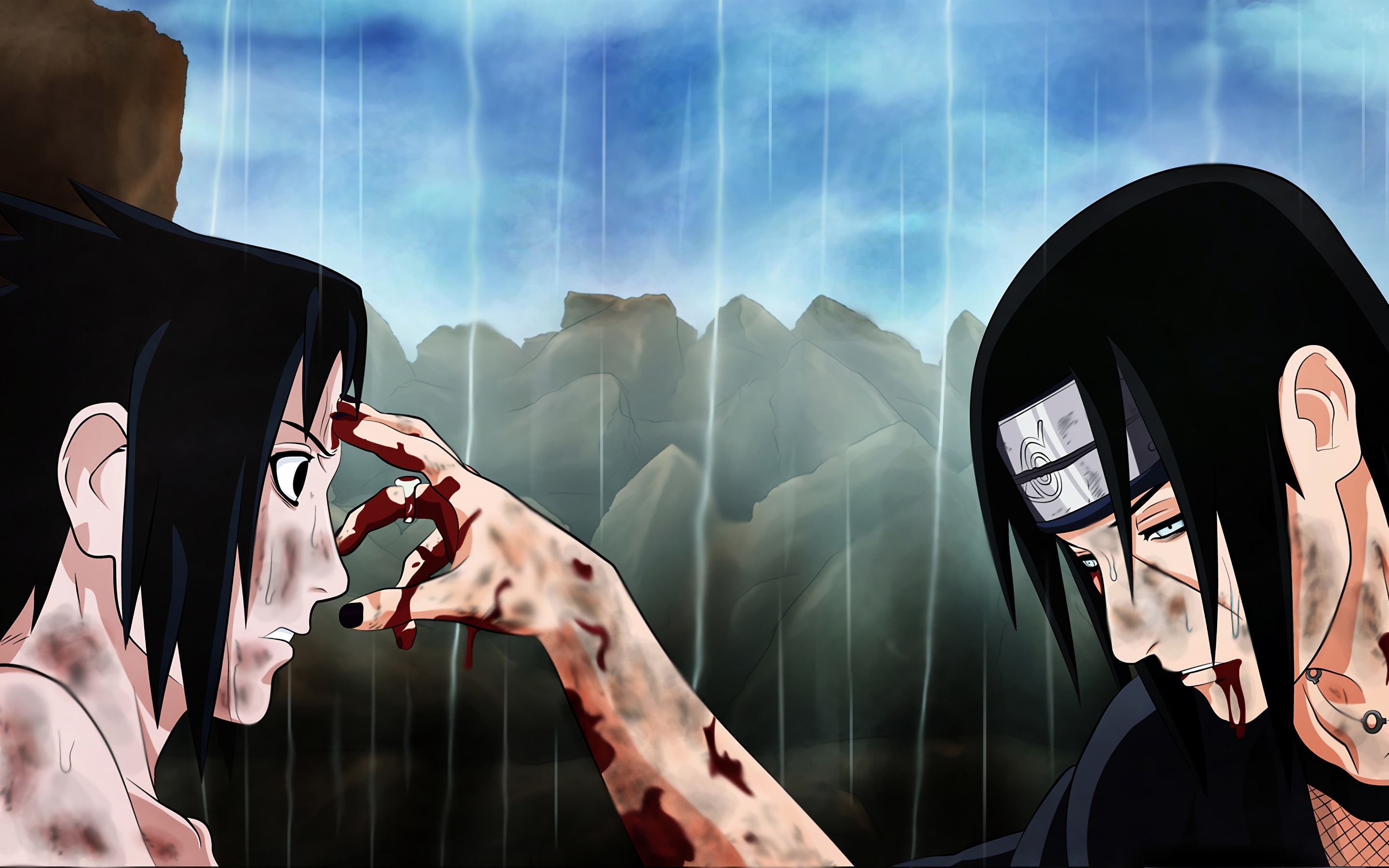 Wallpaper Of Anime, Itachi Uchiha, Naruto, Sasuke Uchiha - Itachi Sasuke Wallpaper 4k - HD Wallpaper 