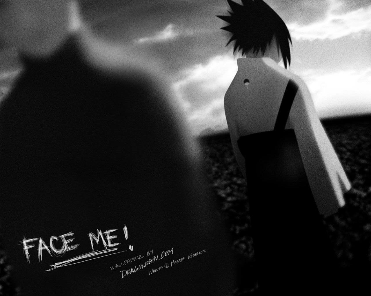 Sasuke Uchiha Wallpaper Hd - Sasuke Wallpaper Black And White - HD Wallpaper 