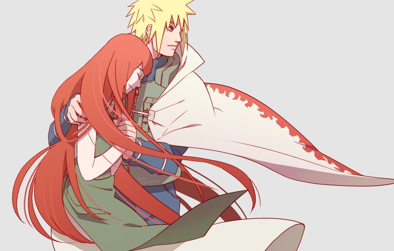 Minato Namikaze Dan Kushina - HD Wallpaper 