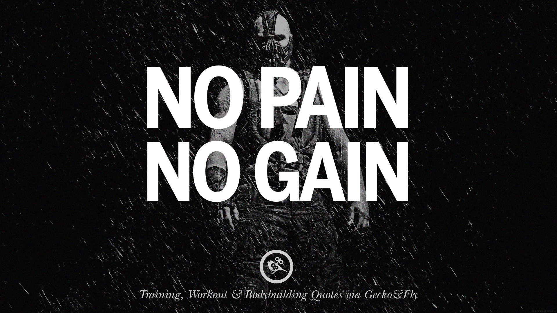 Desktop Wallpaper No Pain No Gain - HD Wallpaper 