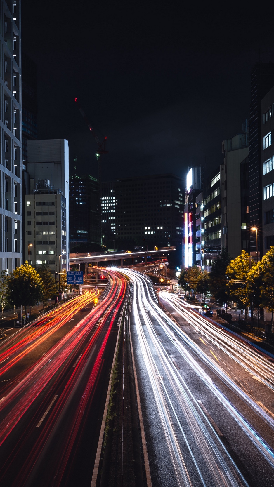 Wallpaper Akasaka, Minato, Japan, Night City - Iphone Wallpaper Hd Japan City - HD Wallpaper 