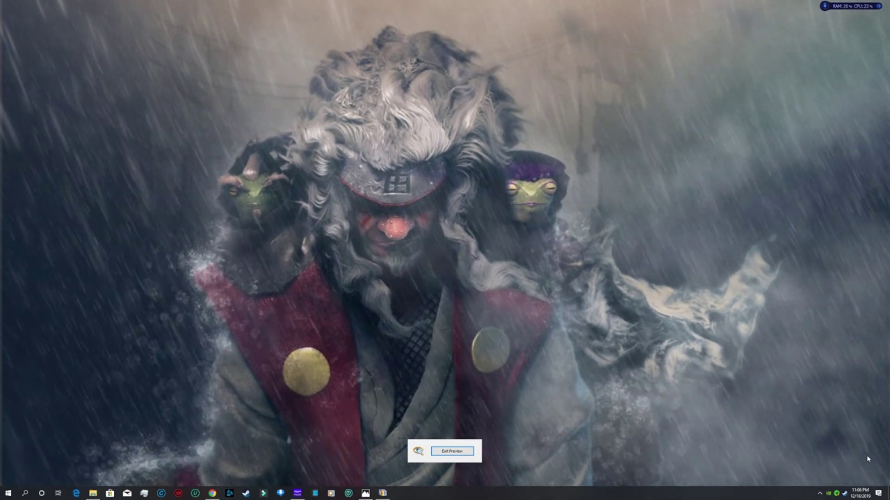 Jiraiya Animation Sennin Mode - HD Wallpaper 