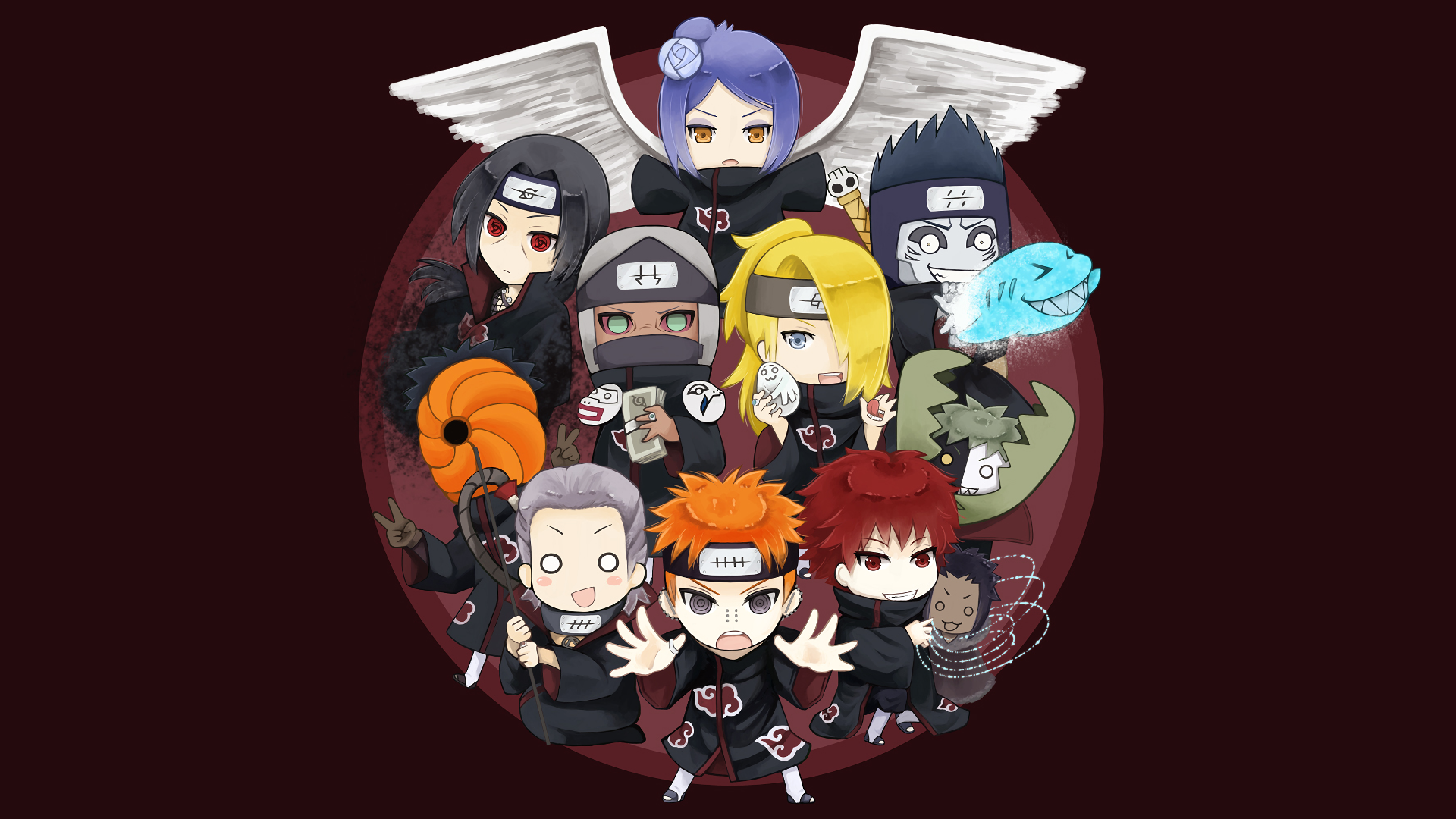 Chibi Akatsuki - HD Wallpaper 