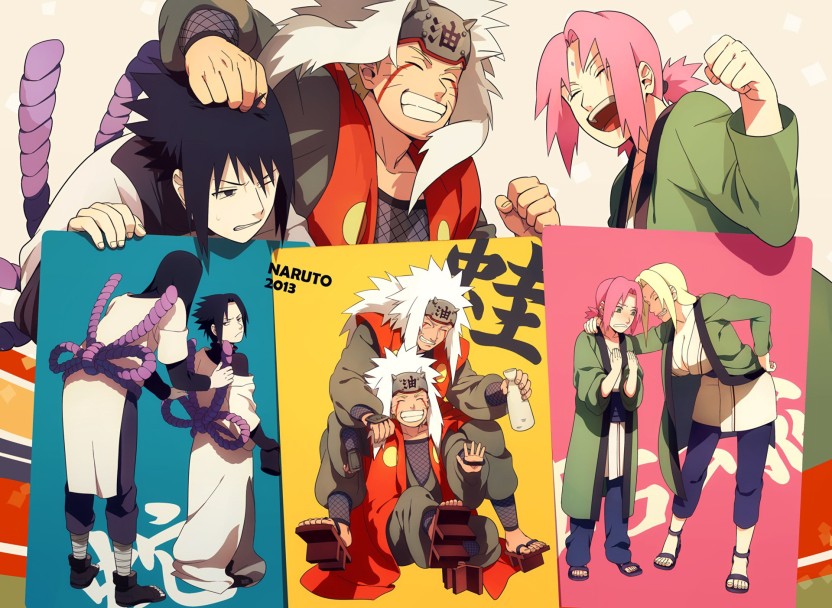 Legendary Sannin And Team 7 - HD Wallpaper 