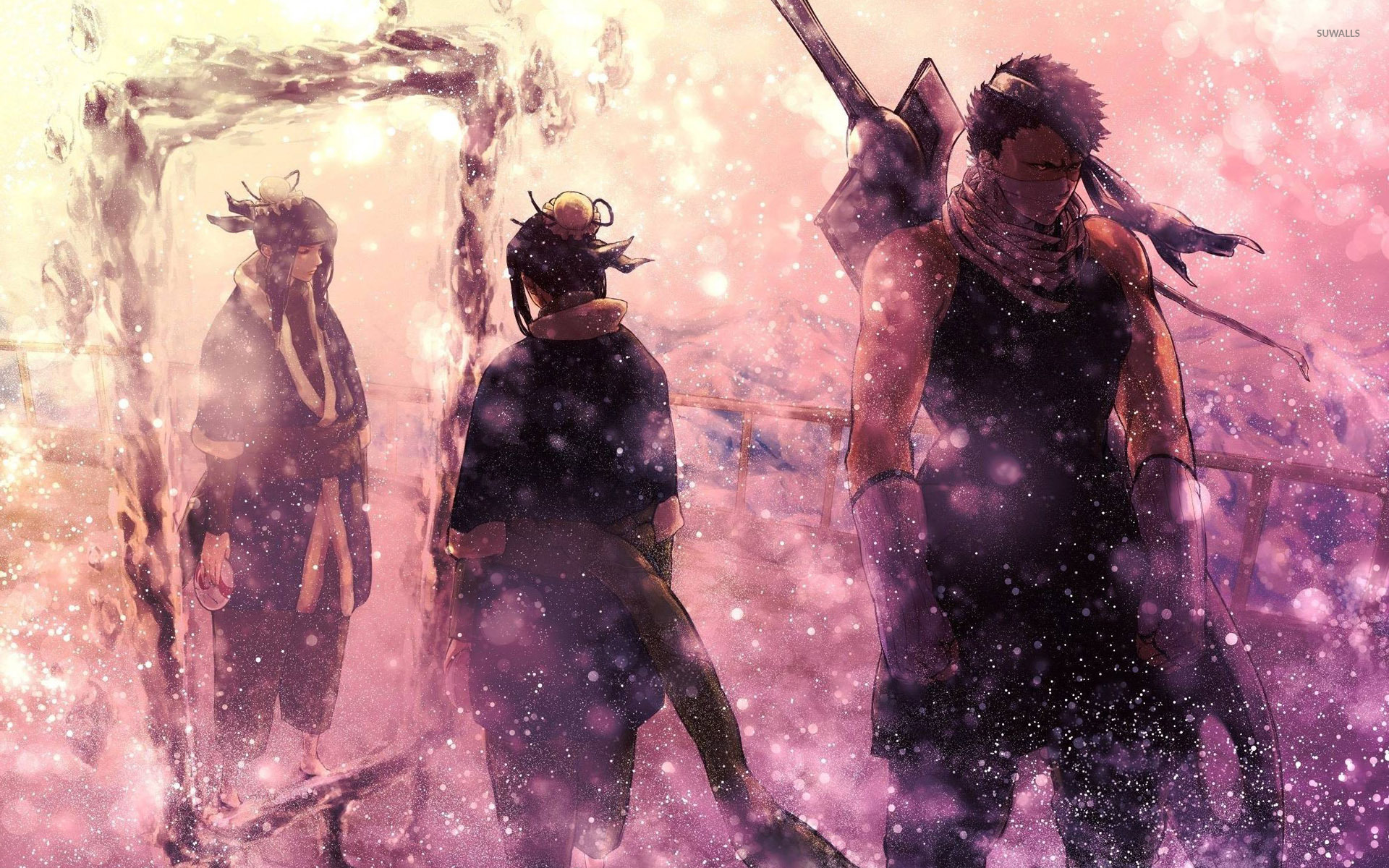 Haku And Zabuza Arts - HD Wallpaper 