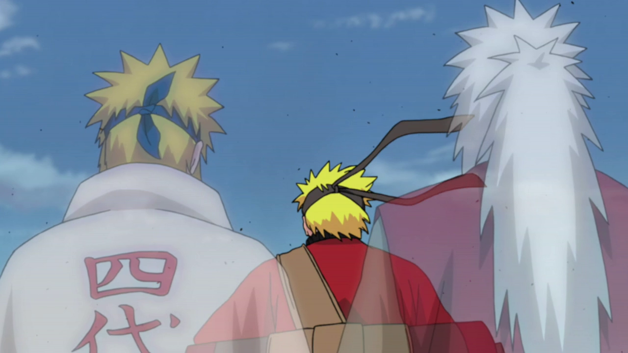 Naruto Jiraiya And Minato High Resolution Widescreen - Naruto Jiraiya And Pain - HD Wallpaper 