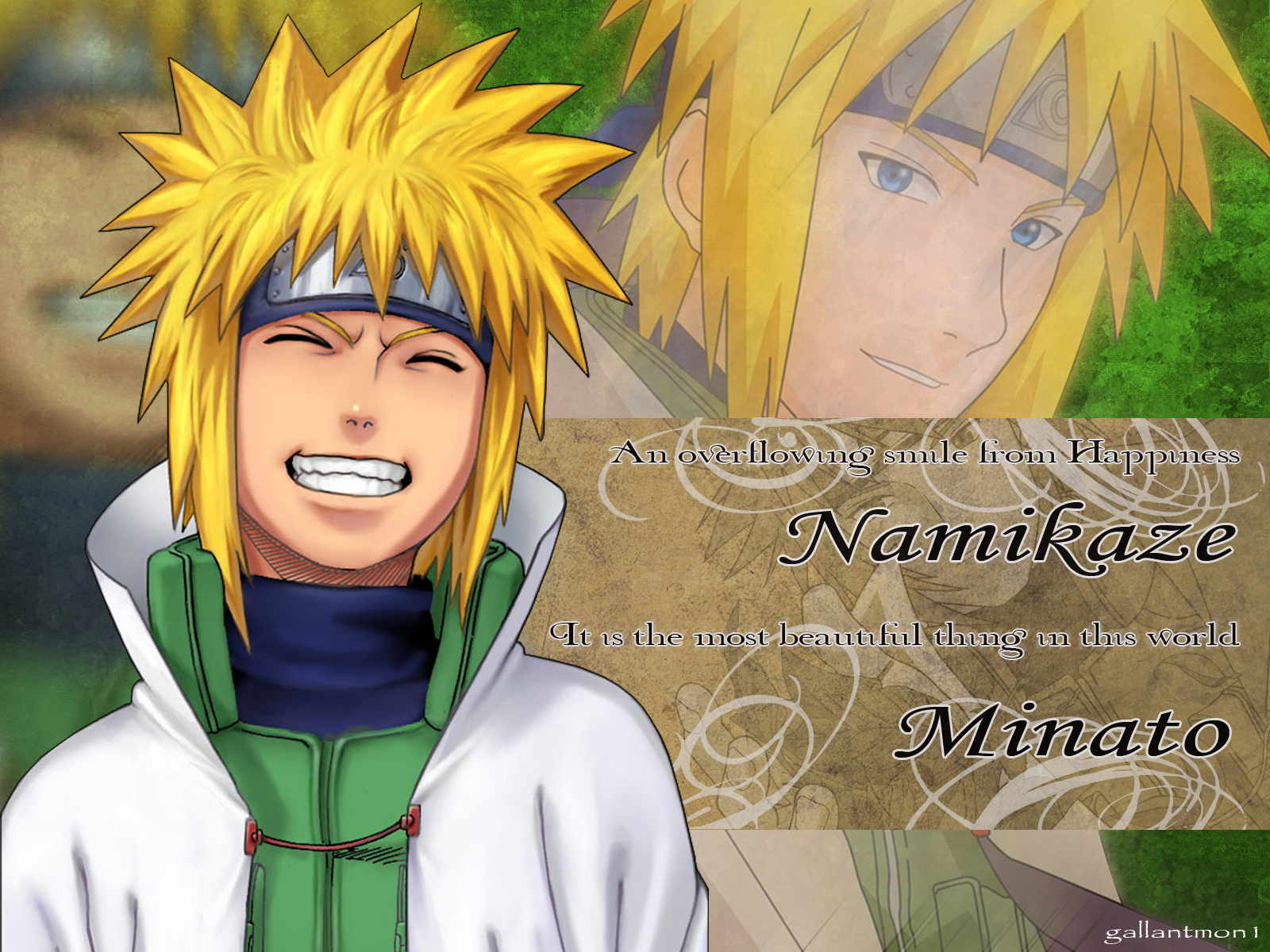 Minato Namikaze Biography - Naruto And Minato Hokage - HD Wallpaper 
