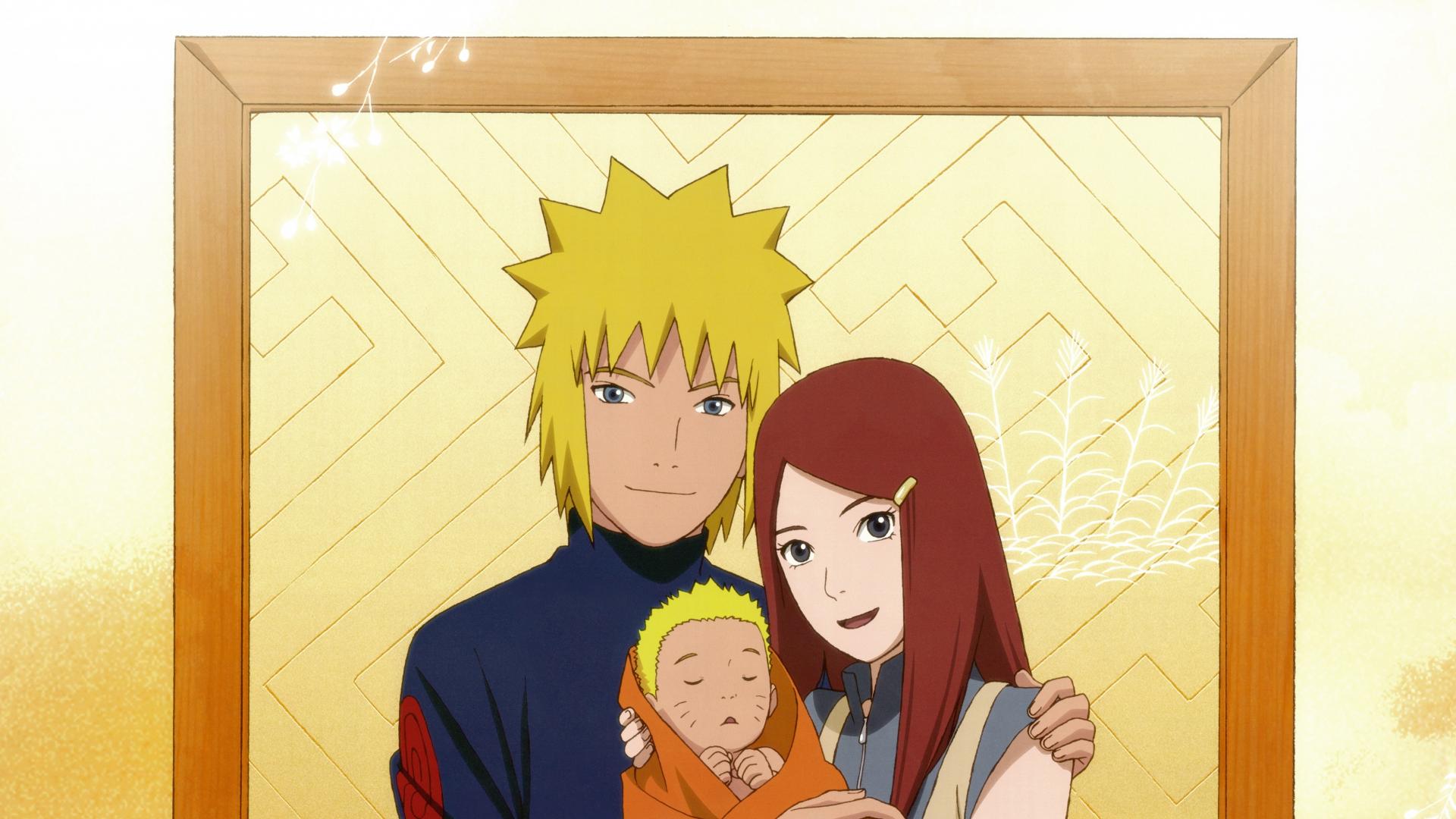 Kushina And Minato Computer Wallpapers, Desktop Backgrounds - Naruto And Kushina And Minato - HD Wallpaper 