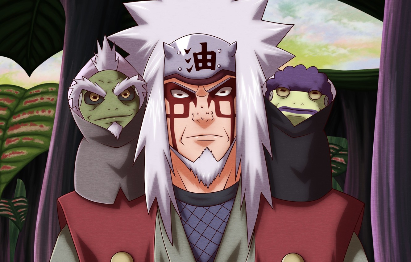 Photo Wallpaper Naruto, Art, Jiraiya, Sannin Mode, - Jiraya Modo Sennin - HD Wallpaper 