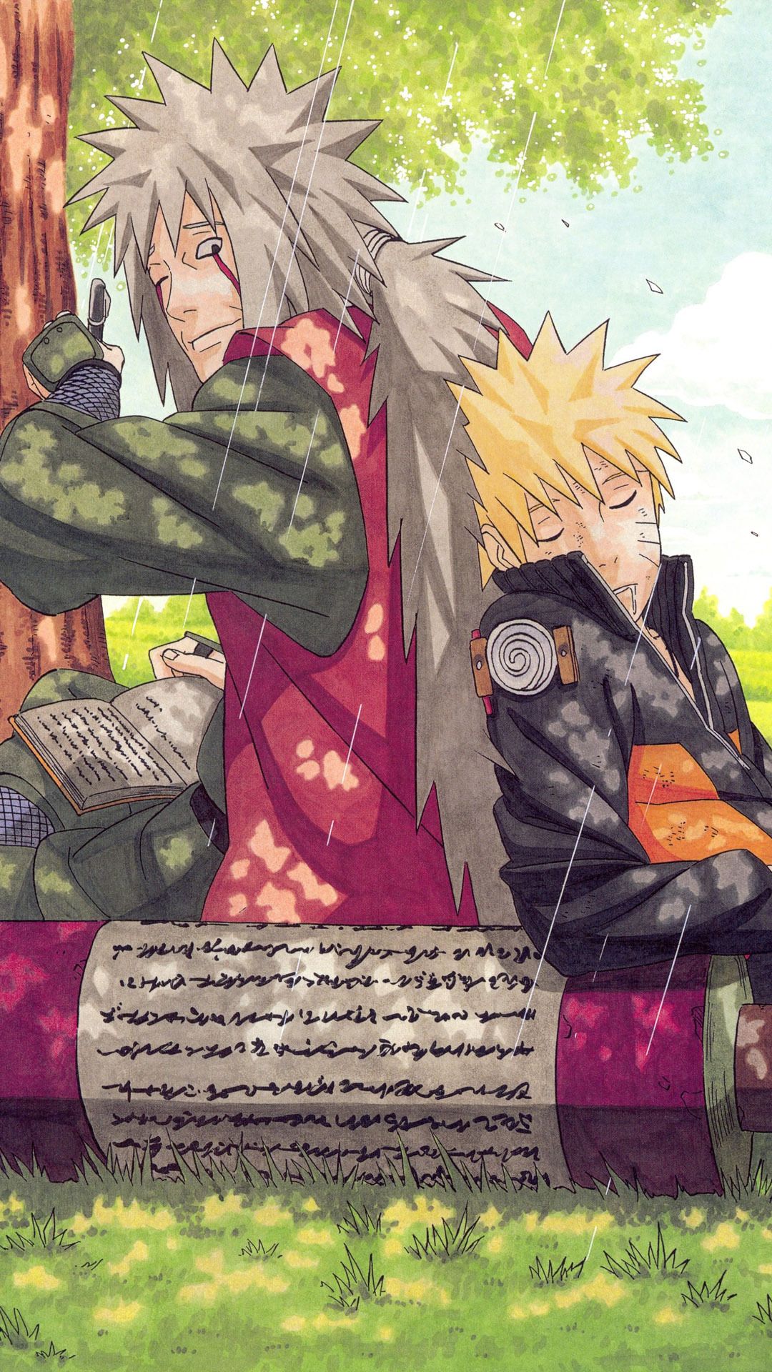 Naruto And Jiraiya Wallpaper Iphone 1080x19 Wallpaper Teahub Io