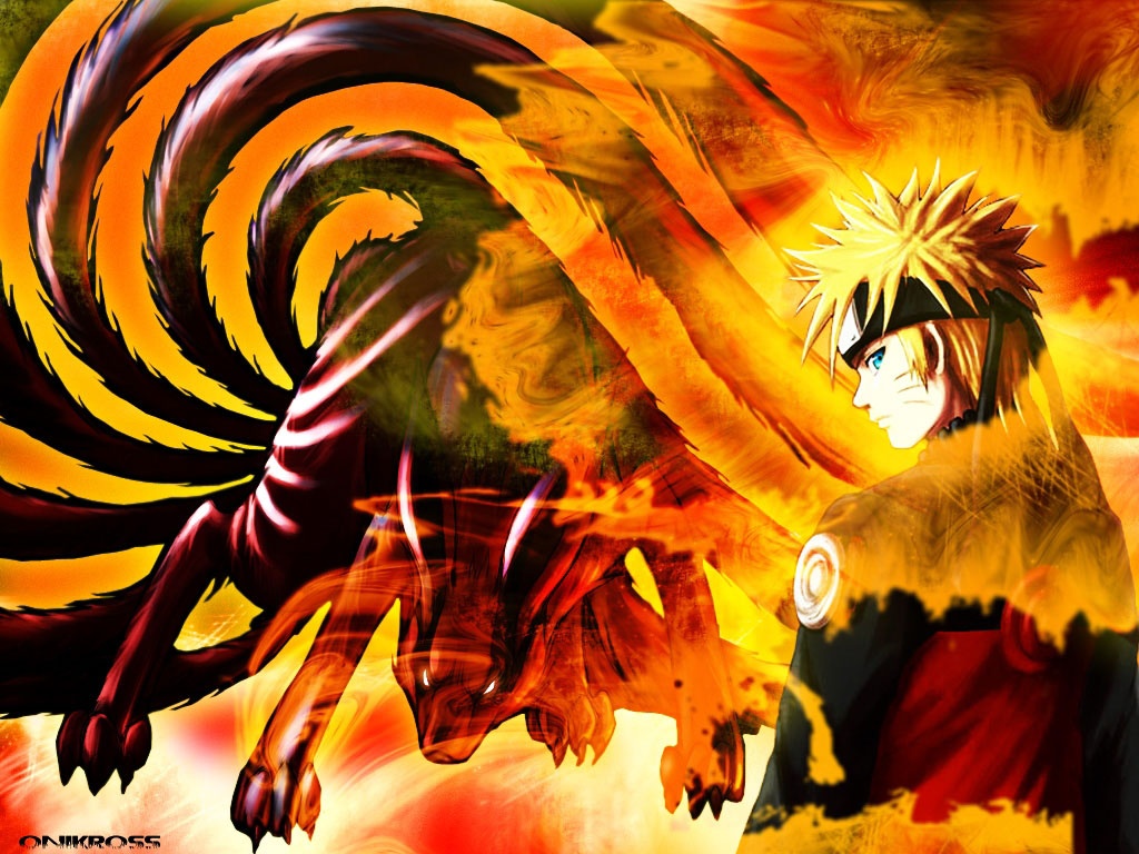 Naruto Wallpaper Nine Tail Fox - HD Wallpaper 
