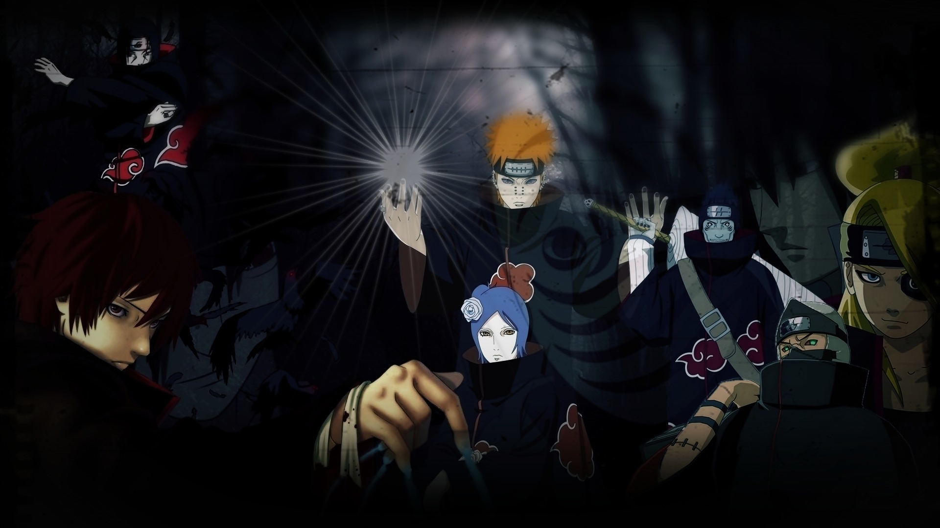 Naruto Hinata Wallpaper Hd Free Wallpapers - Naruto Shippuden Akatsuki Wallpaper Hd - HD Wallpaper 