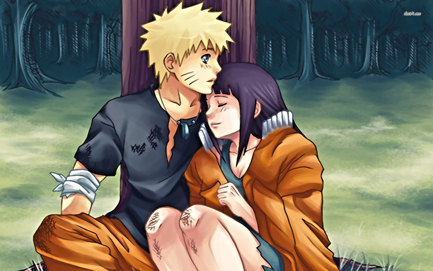 Naruto X Hinata Hd - HD Wallpaper 