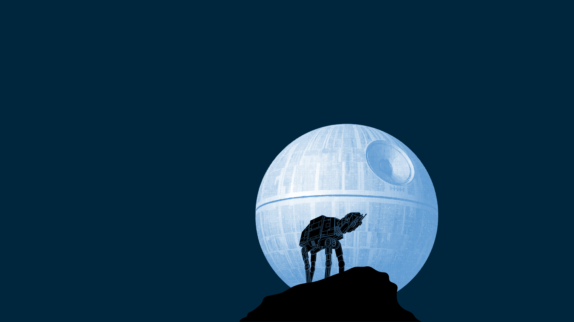 Blue Star Wars Background - HD Wallpaper 