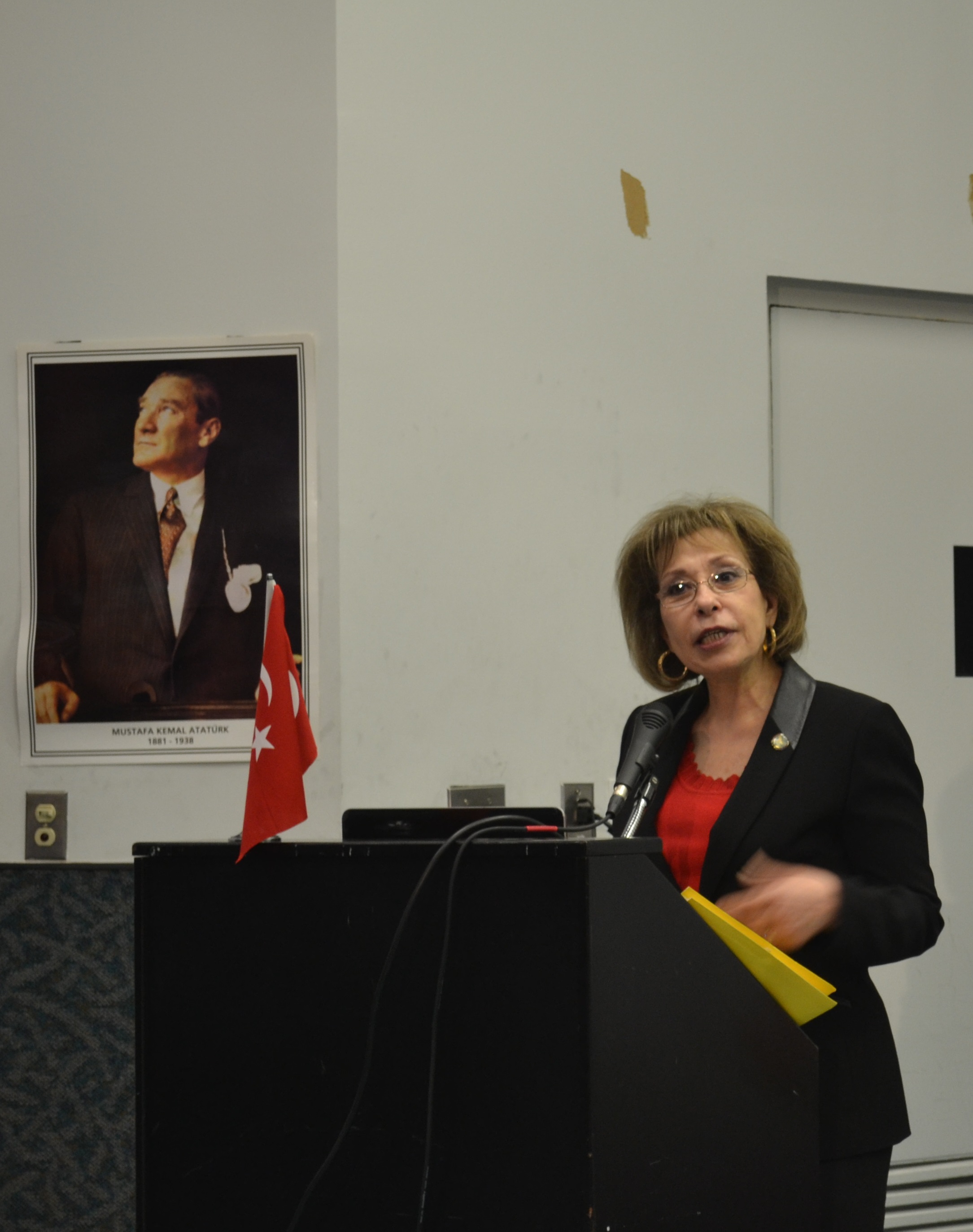 Salwa Kader Mdgs Ataturk Keynote Apr20 - Akdeniz Adt - HD Wallpaper 