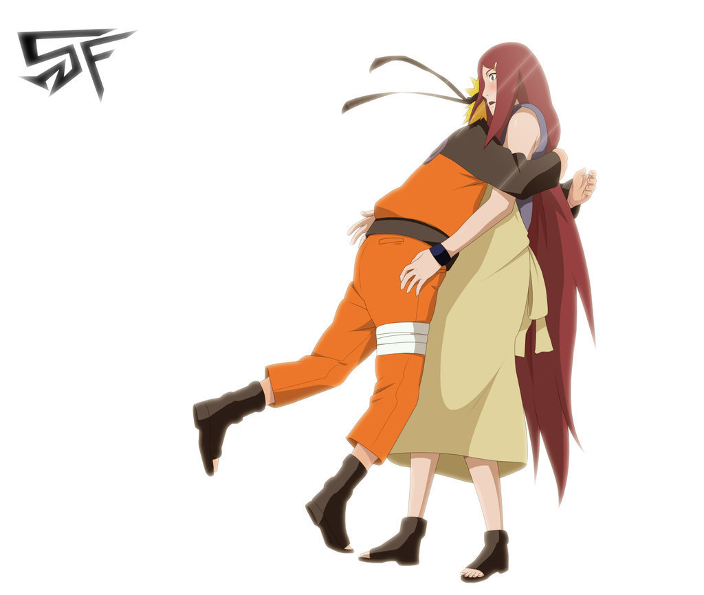 Kushina And Naruto - Naruto & Kushina Art - HD Wallpaper 