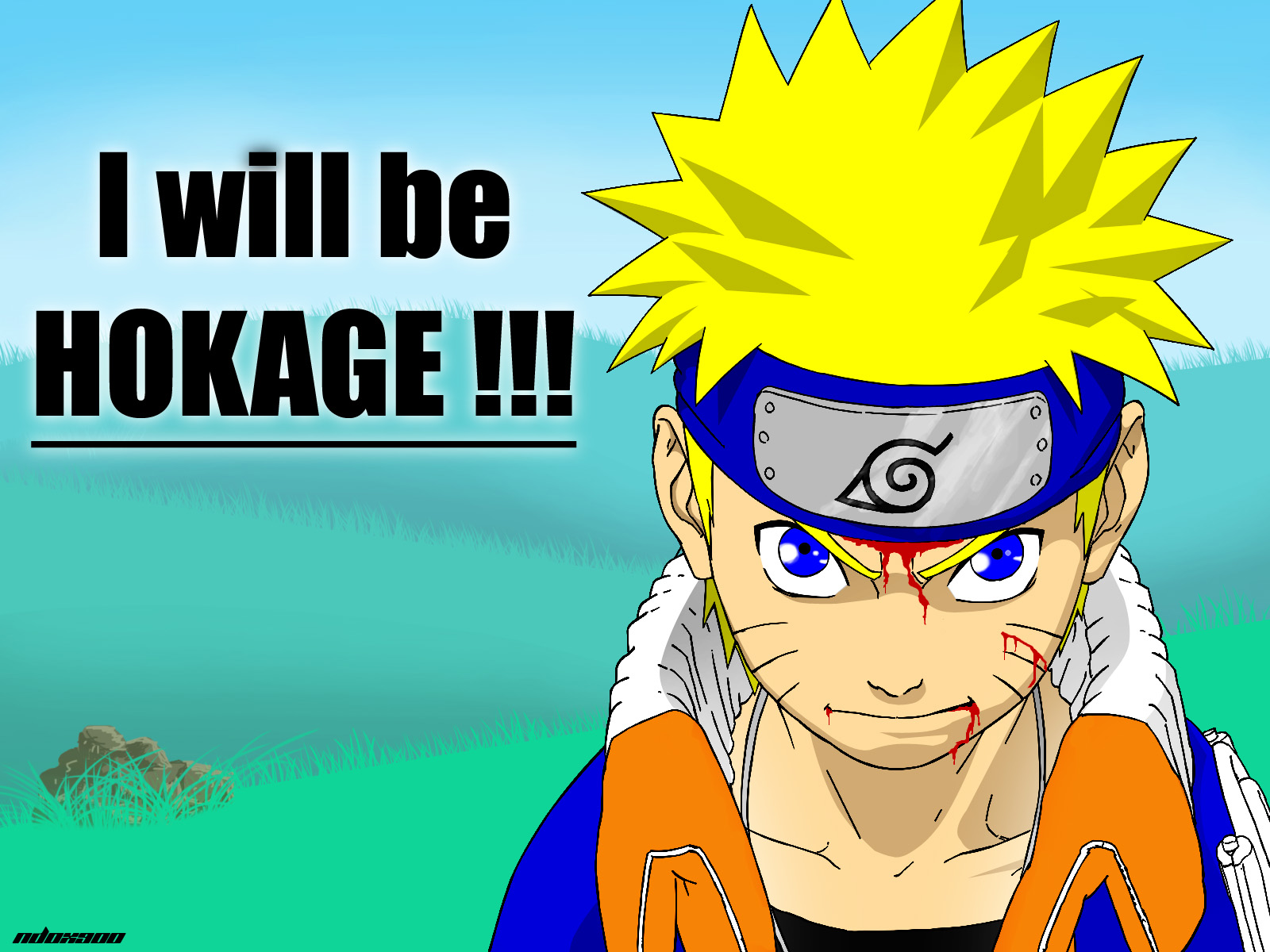 Masashi Kishimoto, Studio Pierrot, Naruto, Naruto Uzumaki - Naruto I Will Be Hokage - HD Wallpaper 