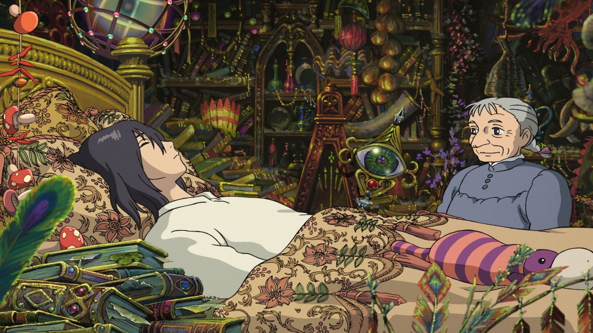 Howls Moving Castle Wallpaper Hd - HD Wallpaper 