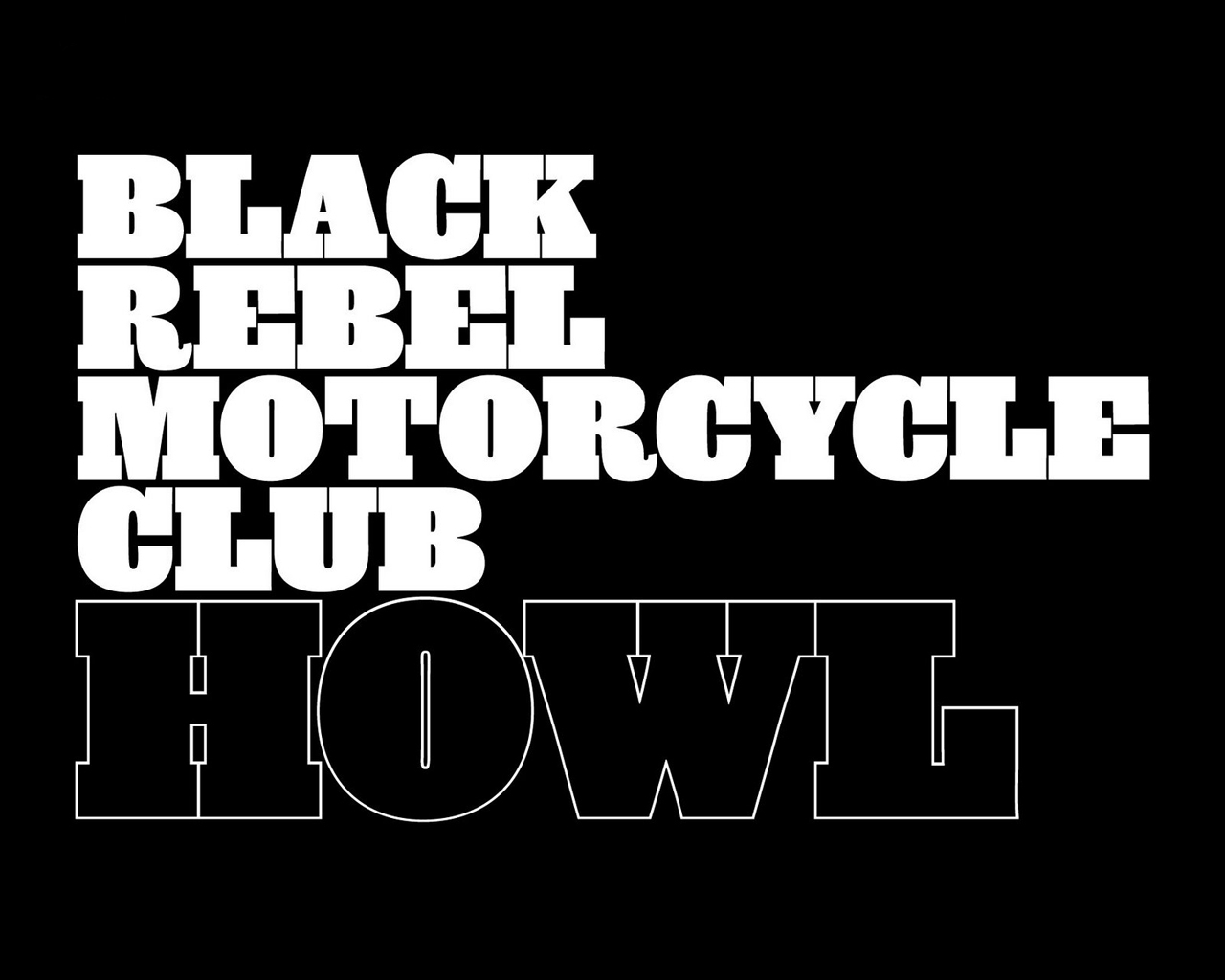 Howl - Black Rebel Motorcycle Club Cd Cover - HD Wallpaper 