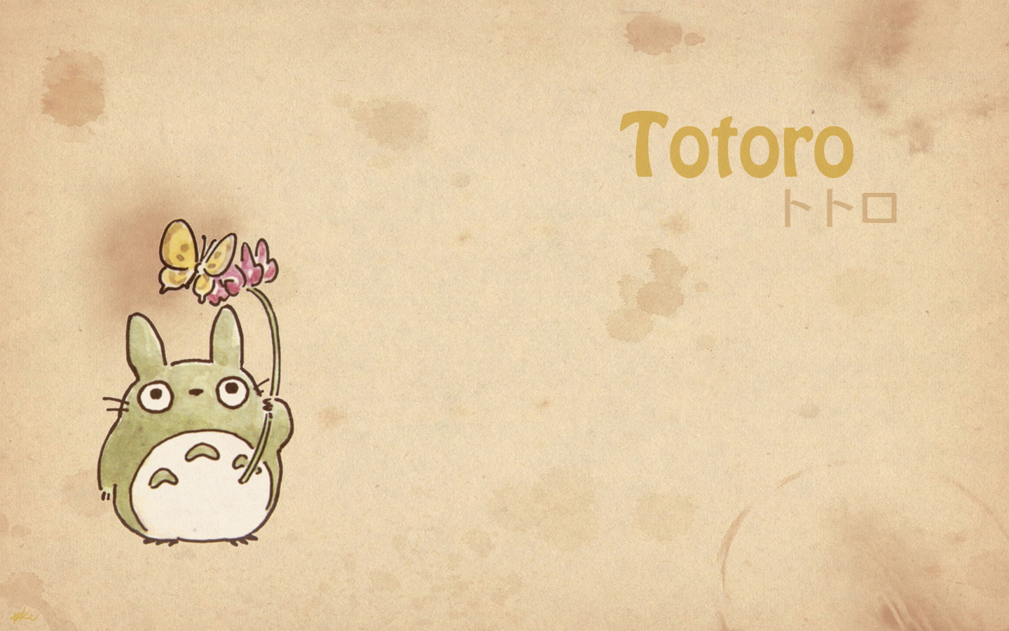 Download Totoro Iphone Wallpaper - พื้น หลัง โท โท โร่ - HD Wallpaper 
