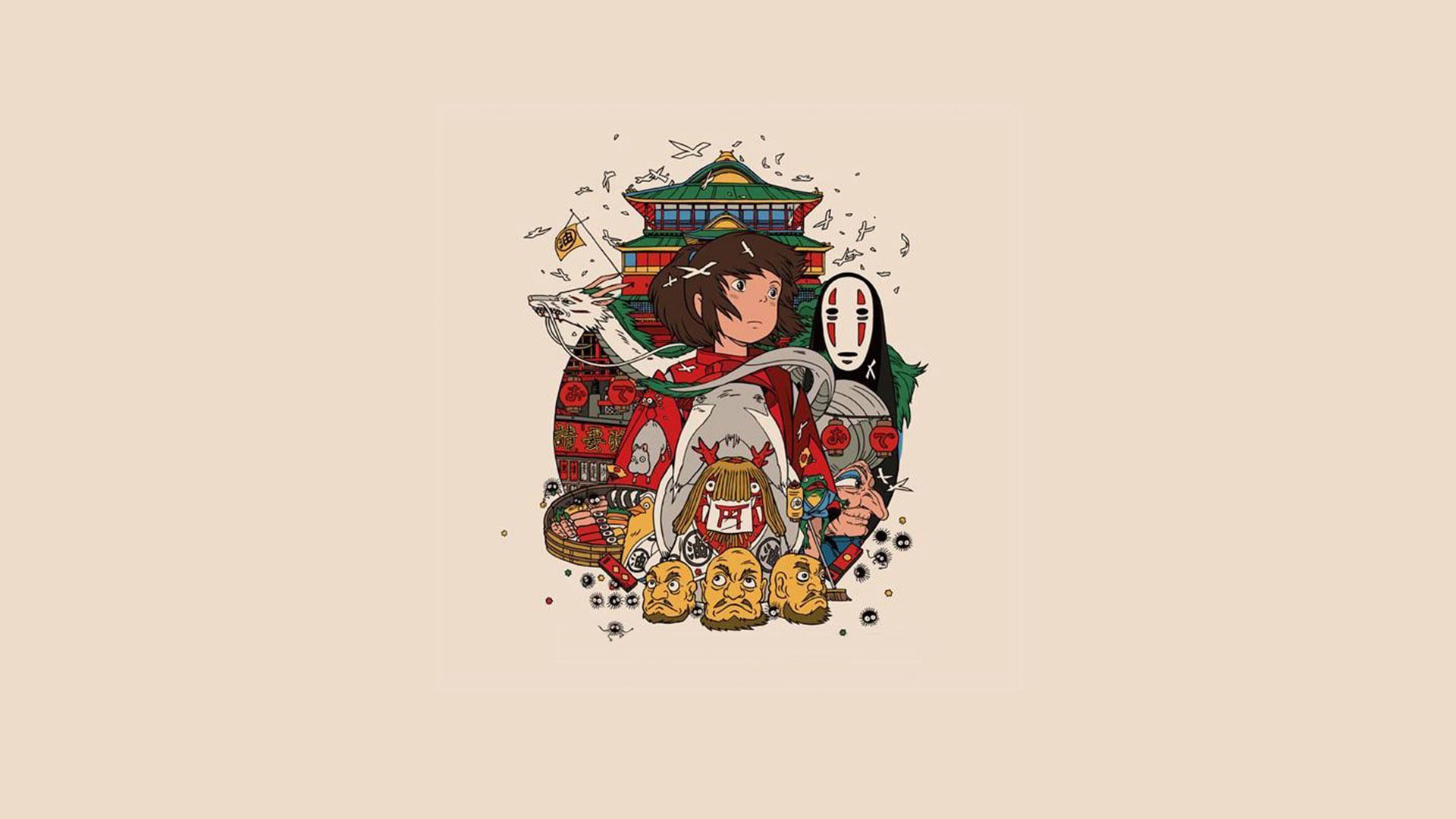 Spirited Away Desktop Background - HD Wallpaper 