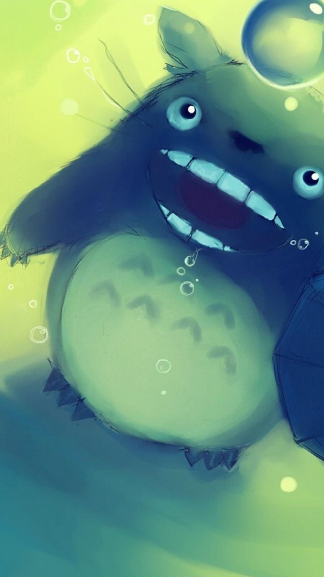 Totoro Hinh Nen - HD Wallpaper 