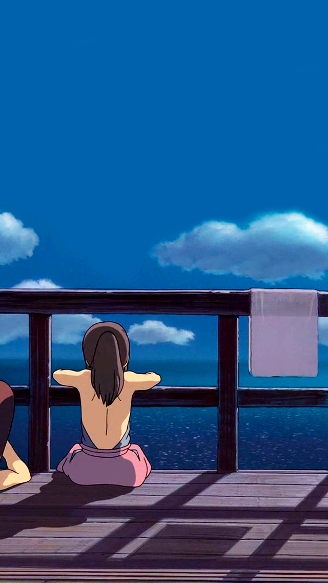 Studio Ghibli Aesthetic Wallpaper Iphone - HD Wallpaper 