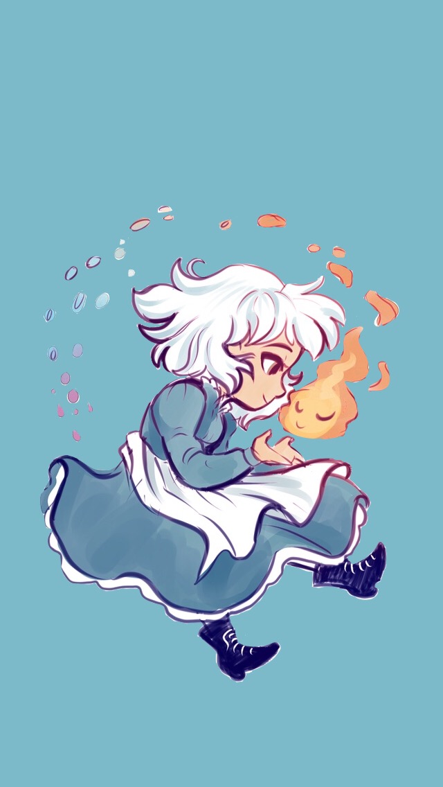 #howlmovingcastle #hayaomiyazaki #studioghibli #ghibli - Dibujos Castillo Ambulante Chibi - HD Wallpaper 