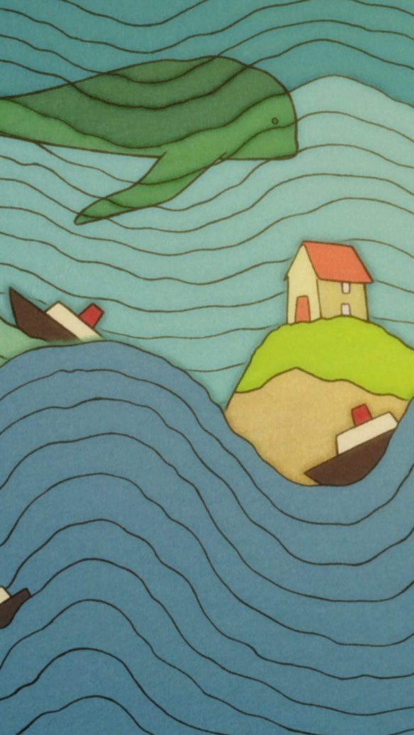 Ponyo Opening Credits - HD Wallpaper 