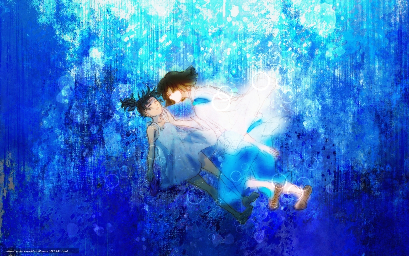 Download Wallpaper Art Hayao Miyazaki Spirited Away Kohaku River Chihiro Haku Spirited Away 1600x1000 Wallpaper Teahub Io