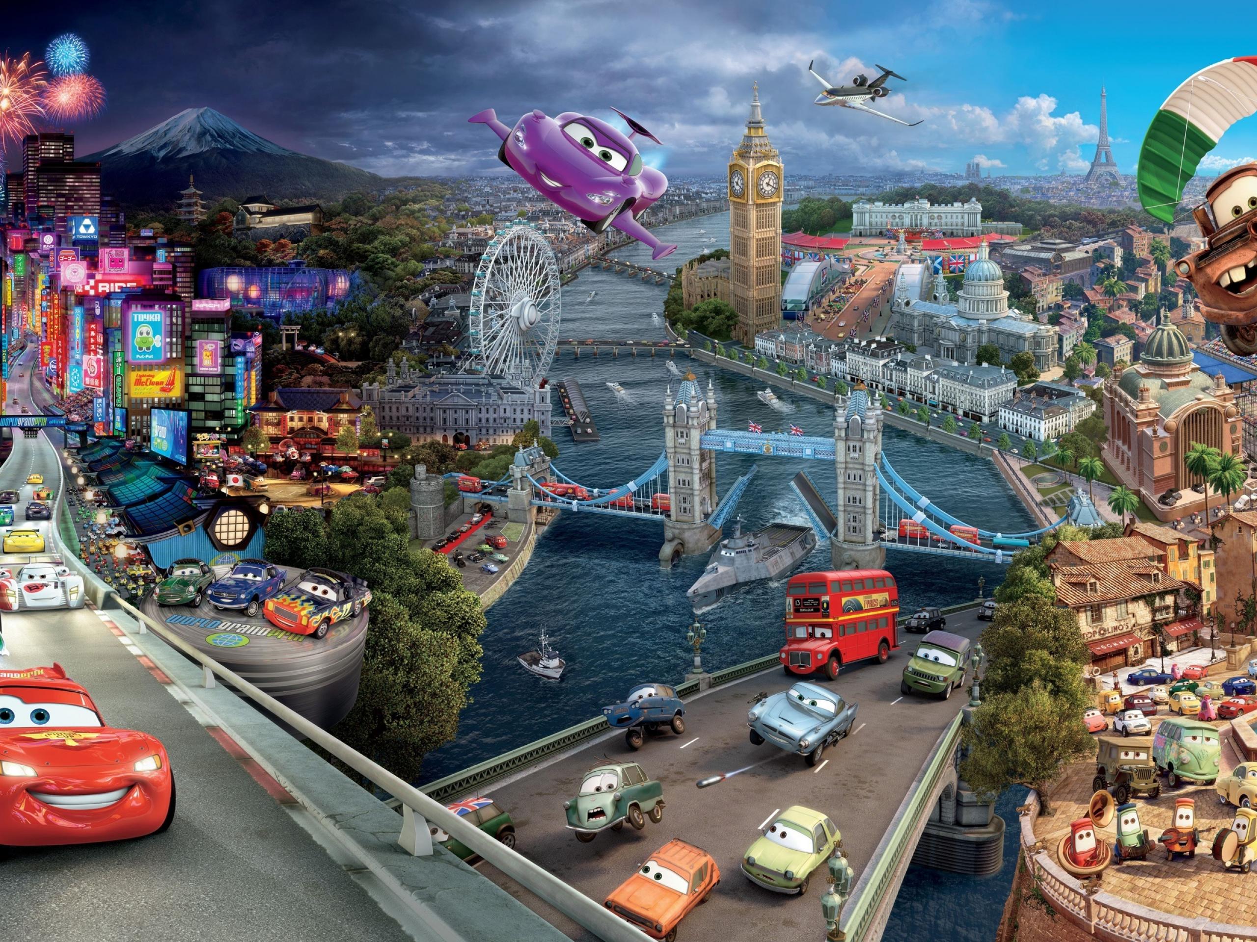 Cars Disney Movie D Anime Up Net 931078 Wallpaper Wallpaper - High Resolution Disney Cars Background - HD Wallpaper 