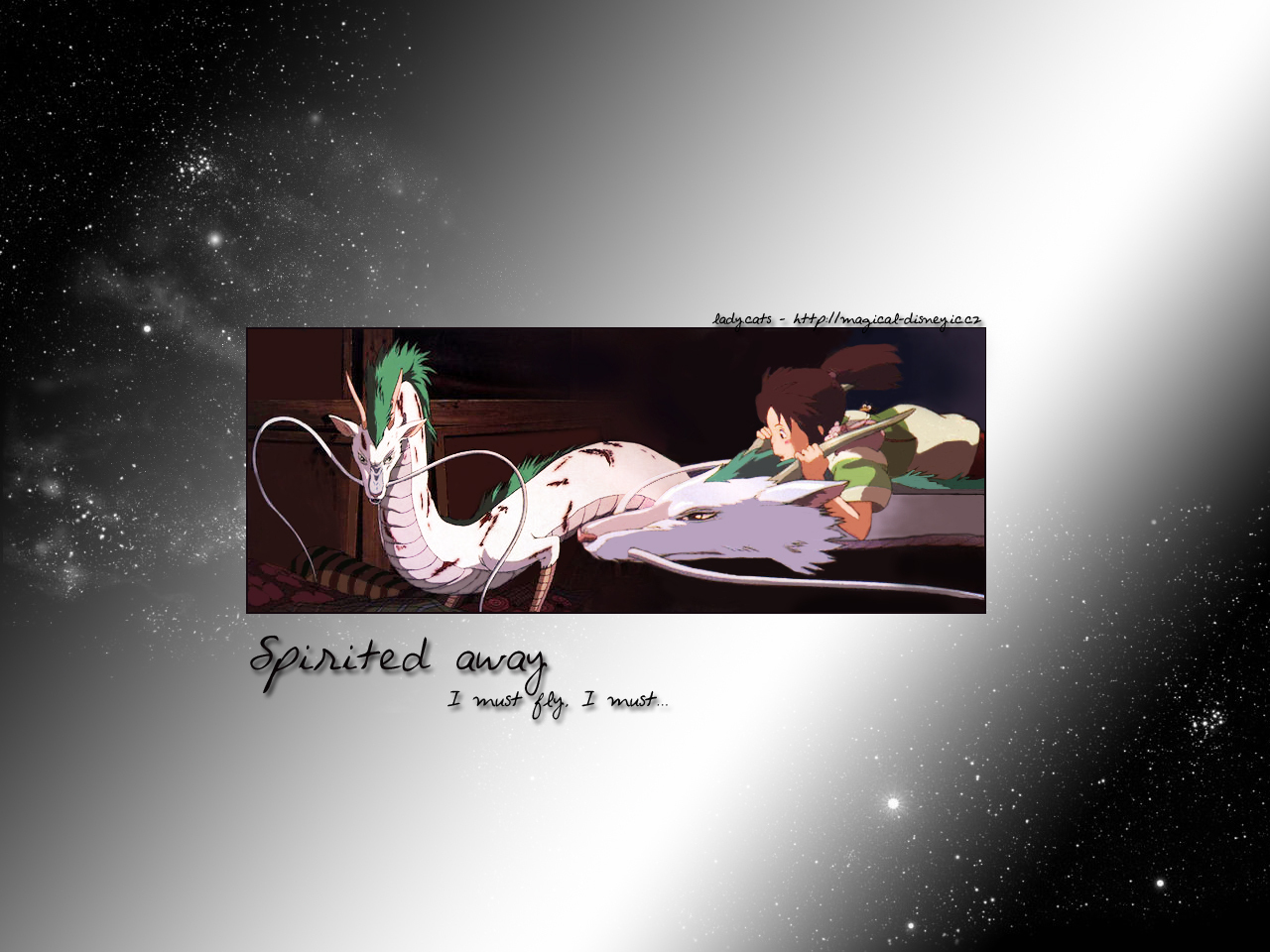 A Viagem De Chihiro - Voyage De Chihiro Haku - HD Wallpaper 