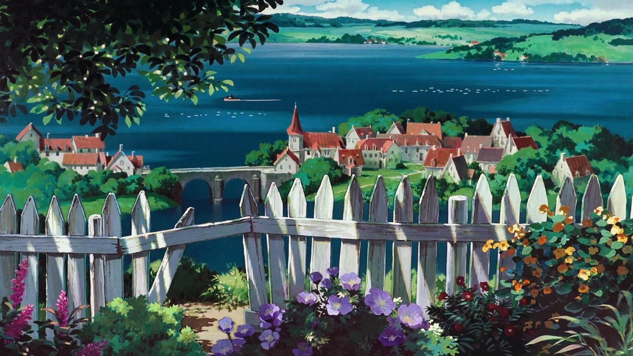 Ghibli And Kiki S Delivery Service Image - Kiki's Delivery Service Background - HD Wallpaper 