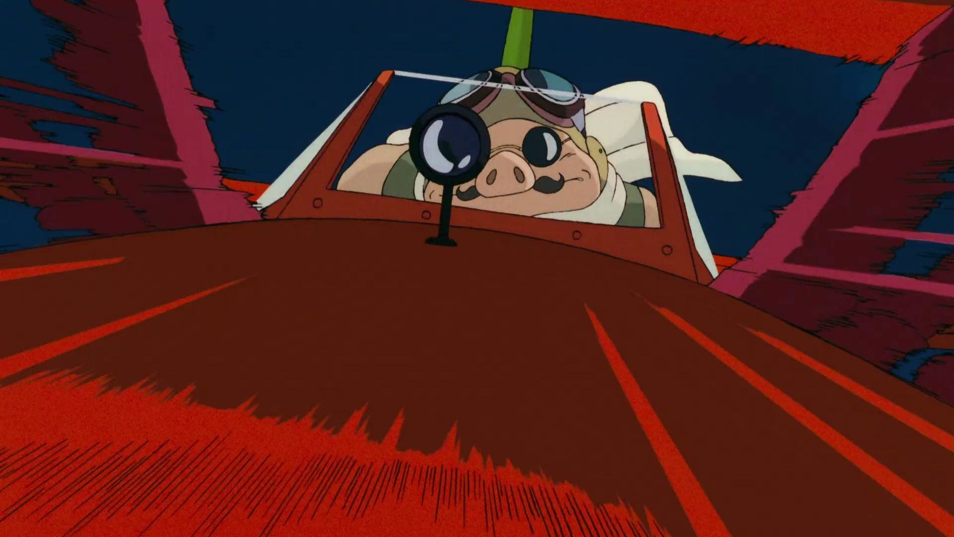 Free Download Porco Rosso Wallpaper Id - Porco Rosso Red - HD Wallpaper 