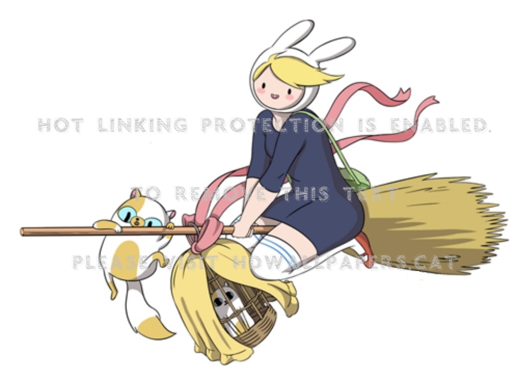 Kiki S Delivery Service X Adventure Time - Adventure Time Studio Ghibli - HD Wallpaper 