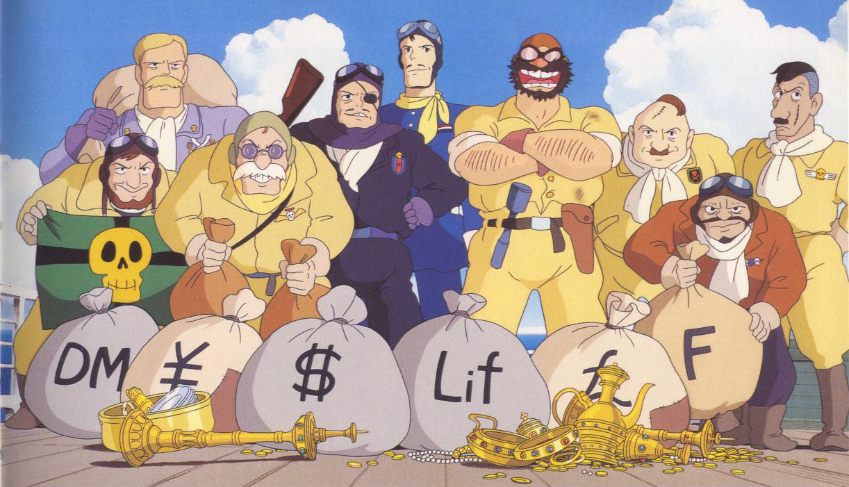 Porco Rosso - Porco Rosso Seaplane Pirates - HD Wallpaper 