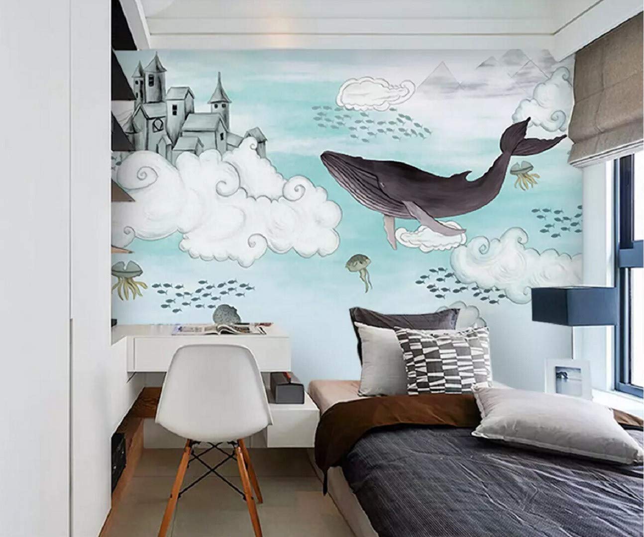 Hand Painted Kids Wall Mural - HD Wallpaper 