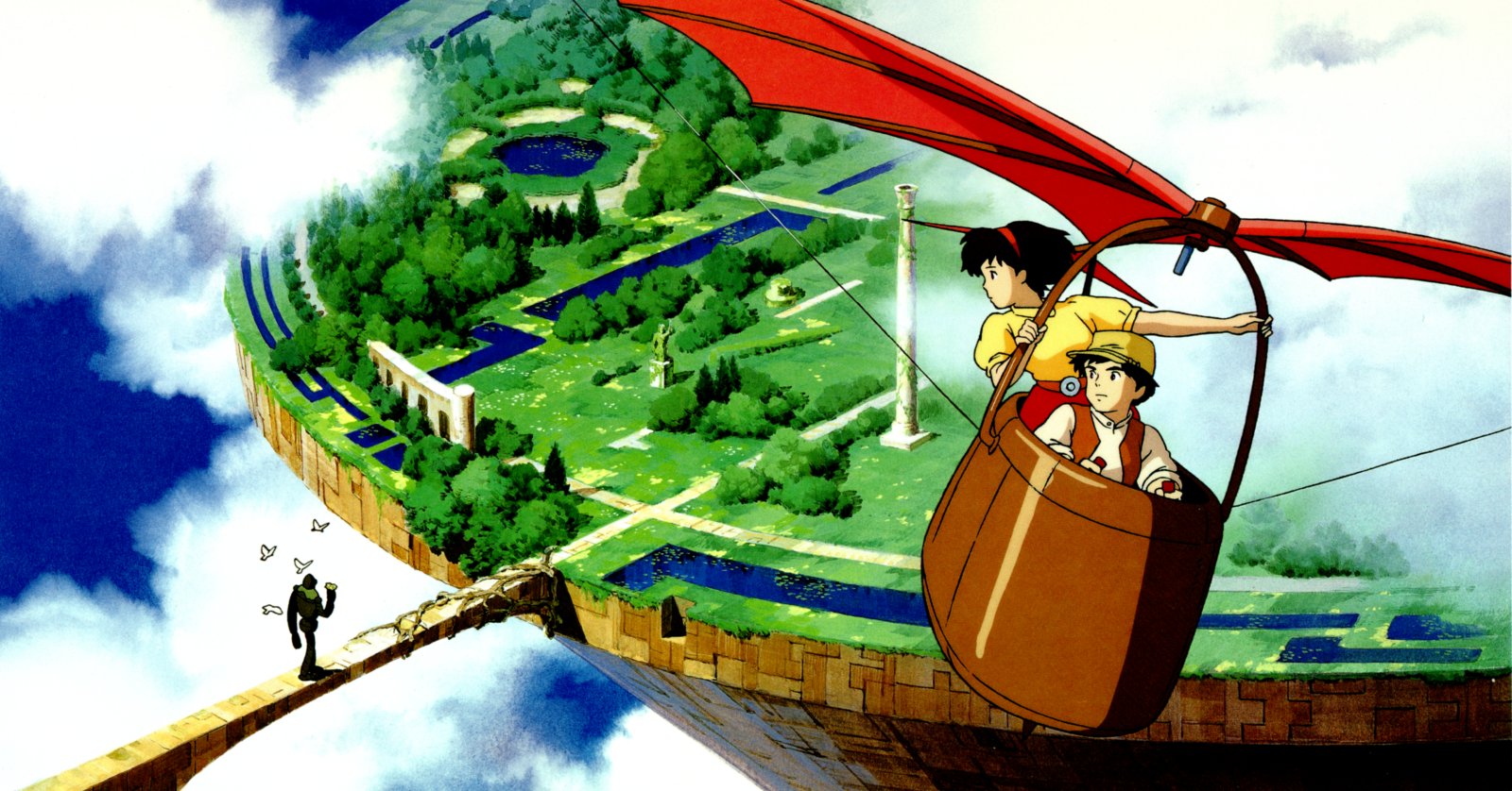 Studio Ghibli Wallpaper - Laputa Castle In The Sky Ghibli - HD Wallpaper 