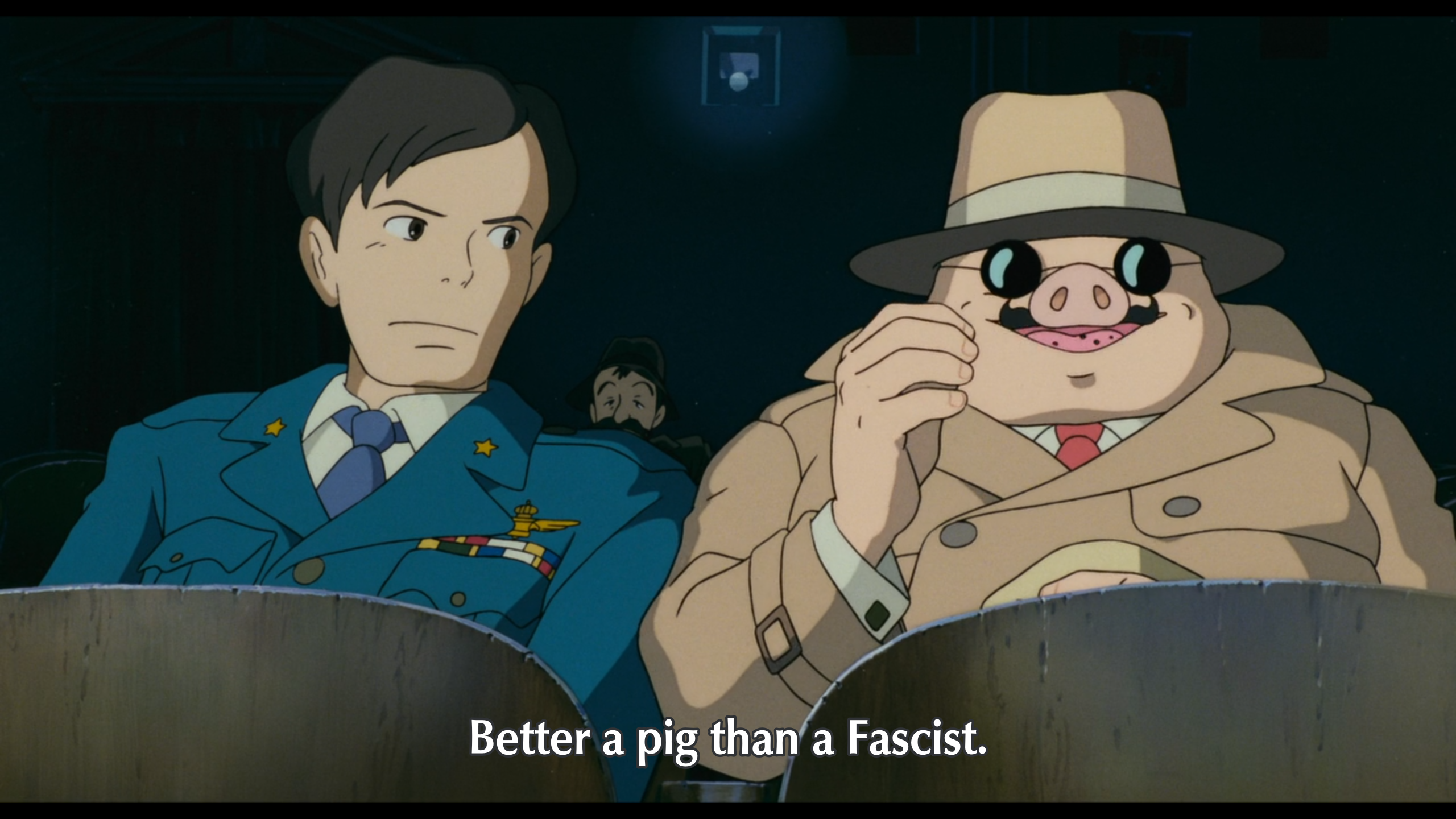 Porco Rosso Pig Fascist - HD Wallpaper 
