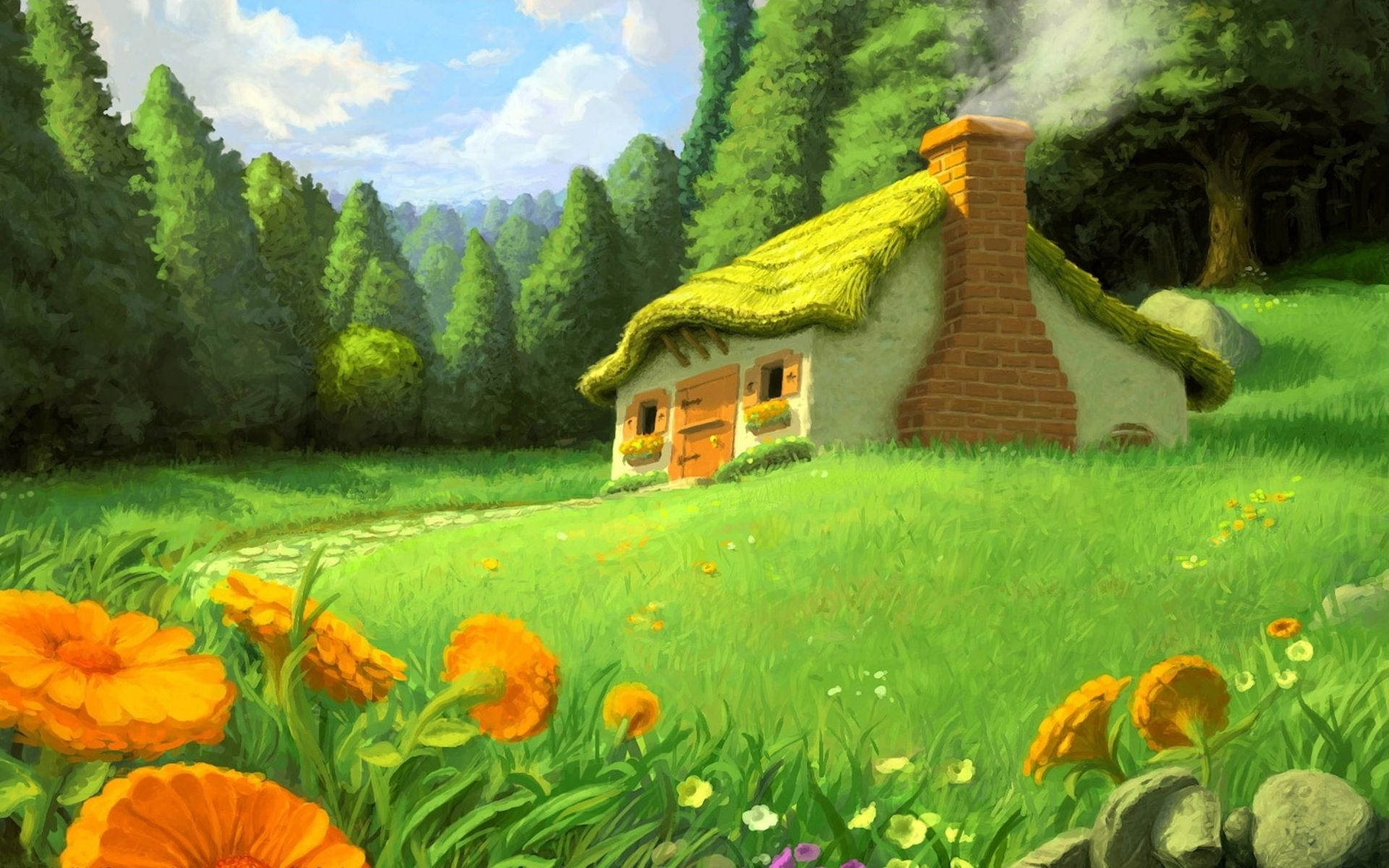 Hd Animated Wallpapers For Laptop - Kids Background Hd - HD Wallpaper 