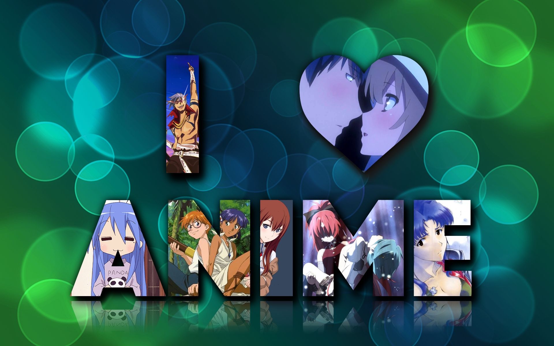 I Love Anime Wallpaper - Love Anime Wallpaper Hd - HD Wallpaper 