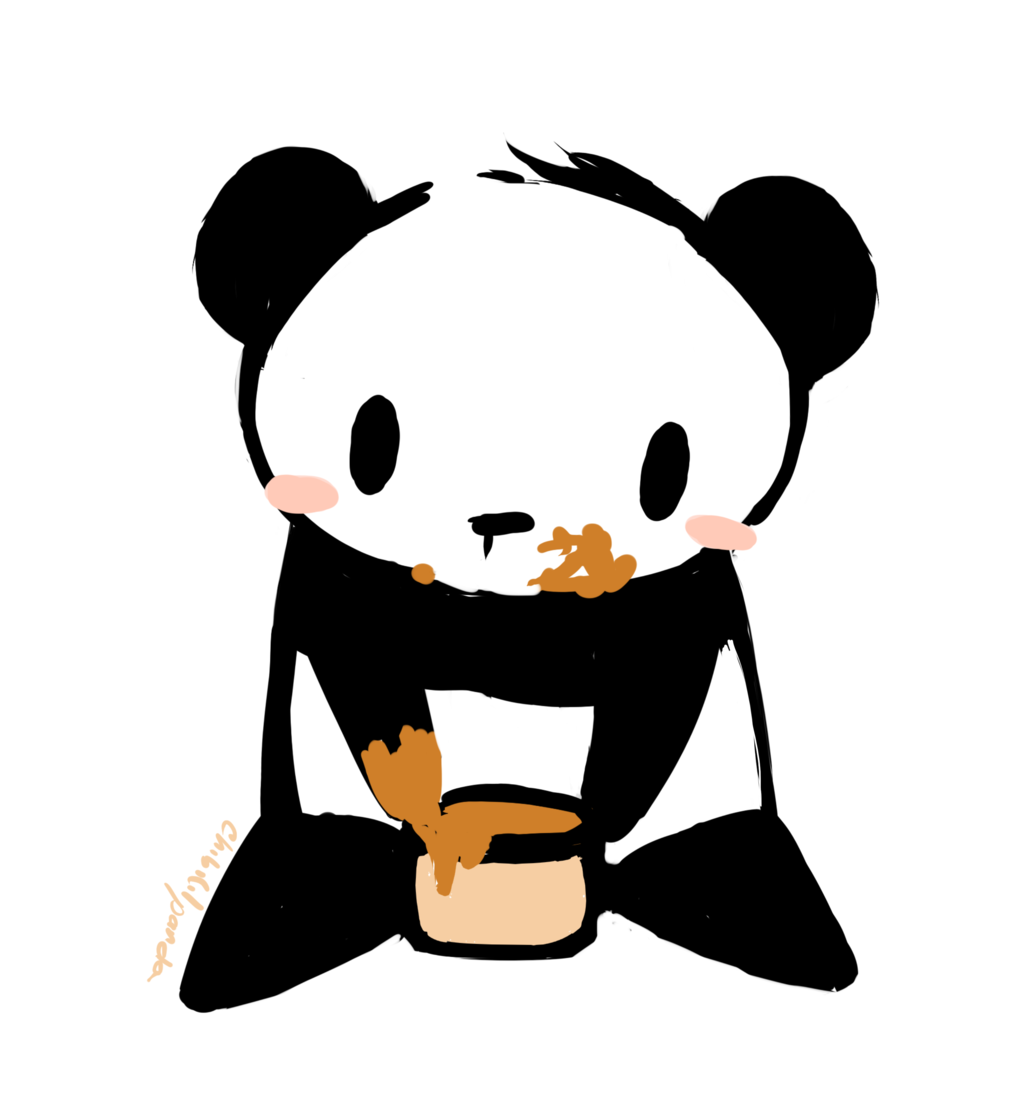 Cute Panda Anime Gif - Transparent Background Panda Clipart - 1024x1103  Wallpaper 