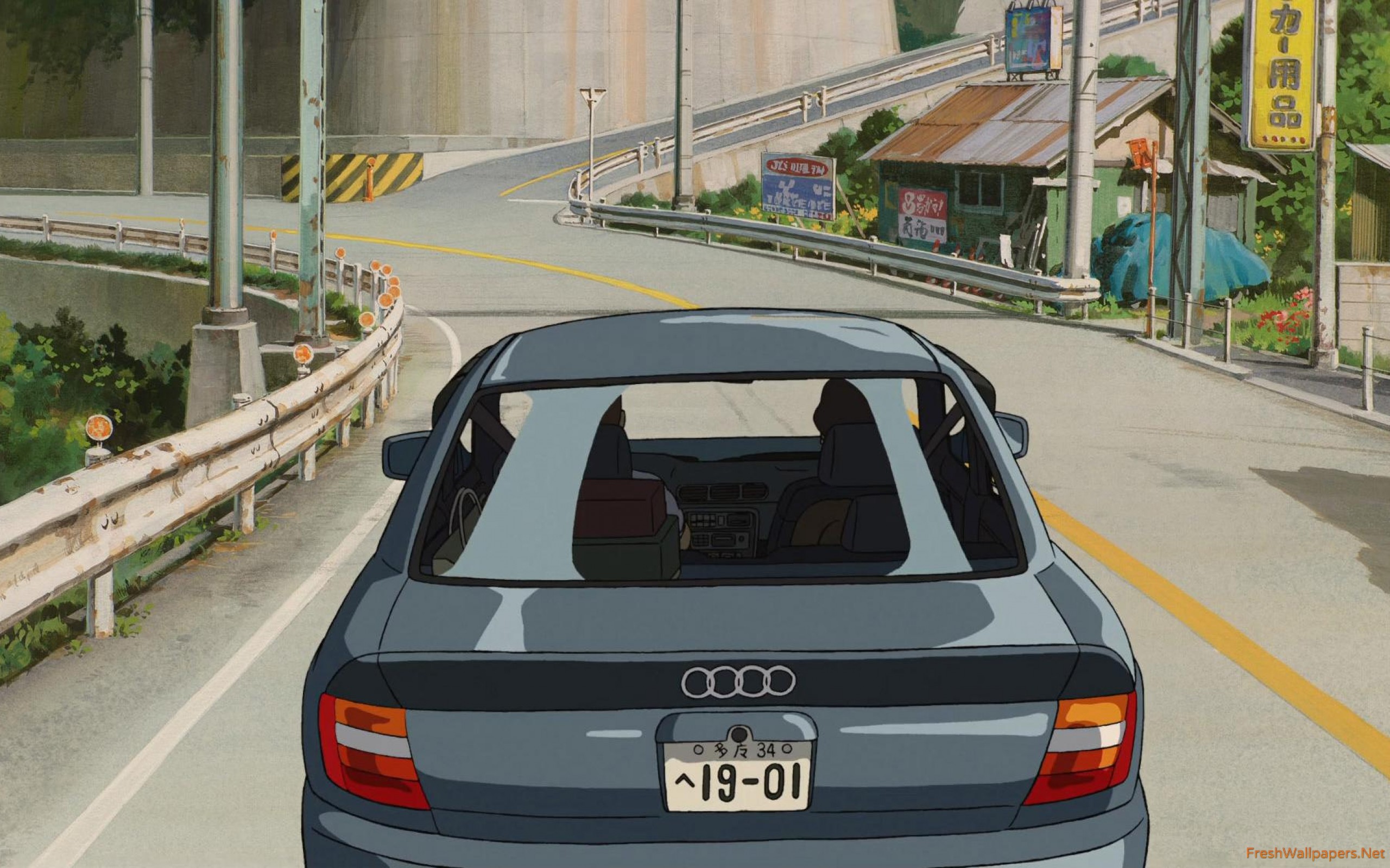 Spirited Away Audi - HD Wallpaper 