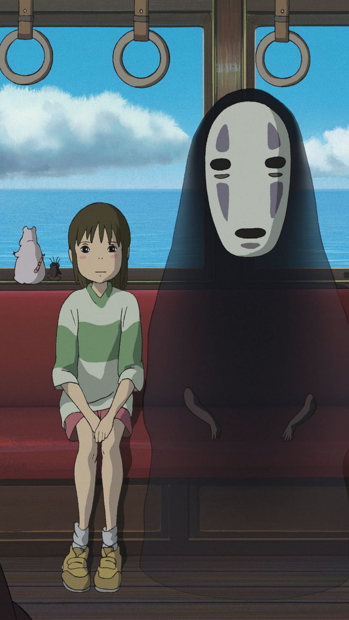 Spirited Away, Faceless, Art, Bo, Anime, Chihiro Photo - Spirited Away Phone Background - HD Wallpaper 