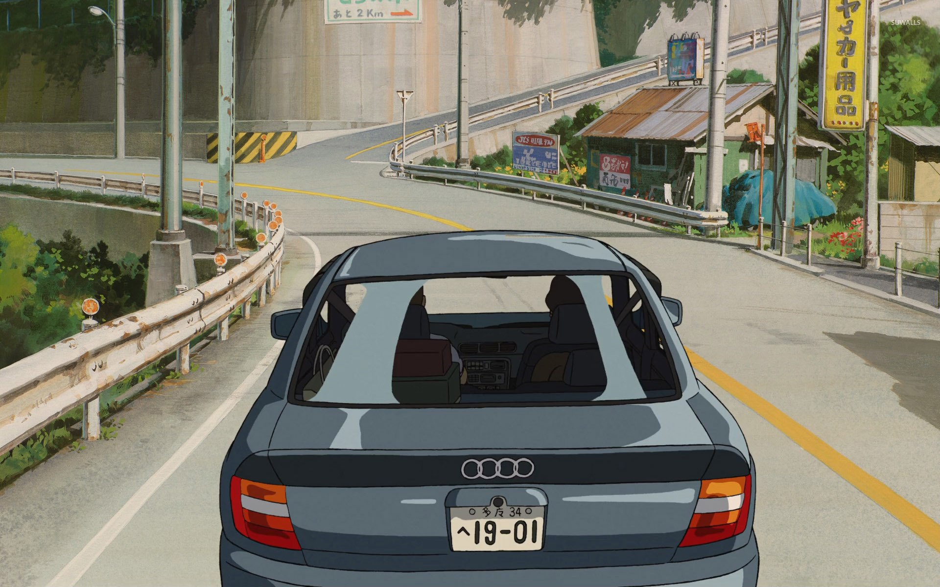 Spirited Away Audi - HD Wallpaper 