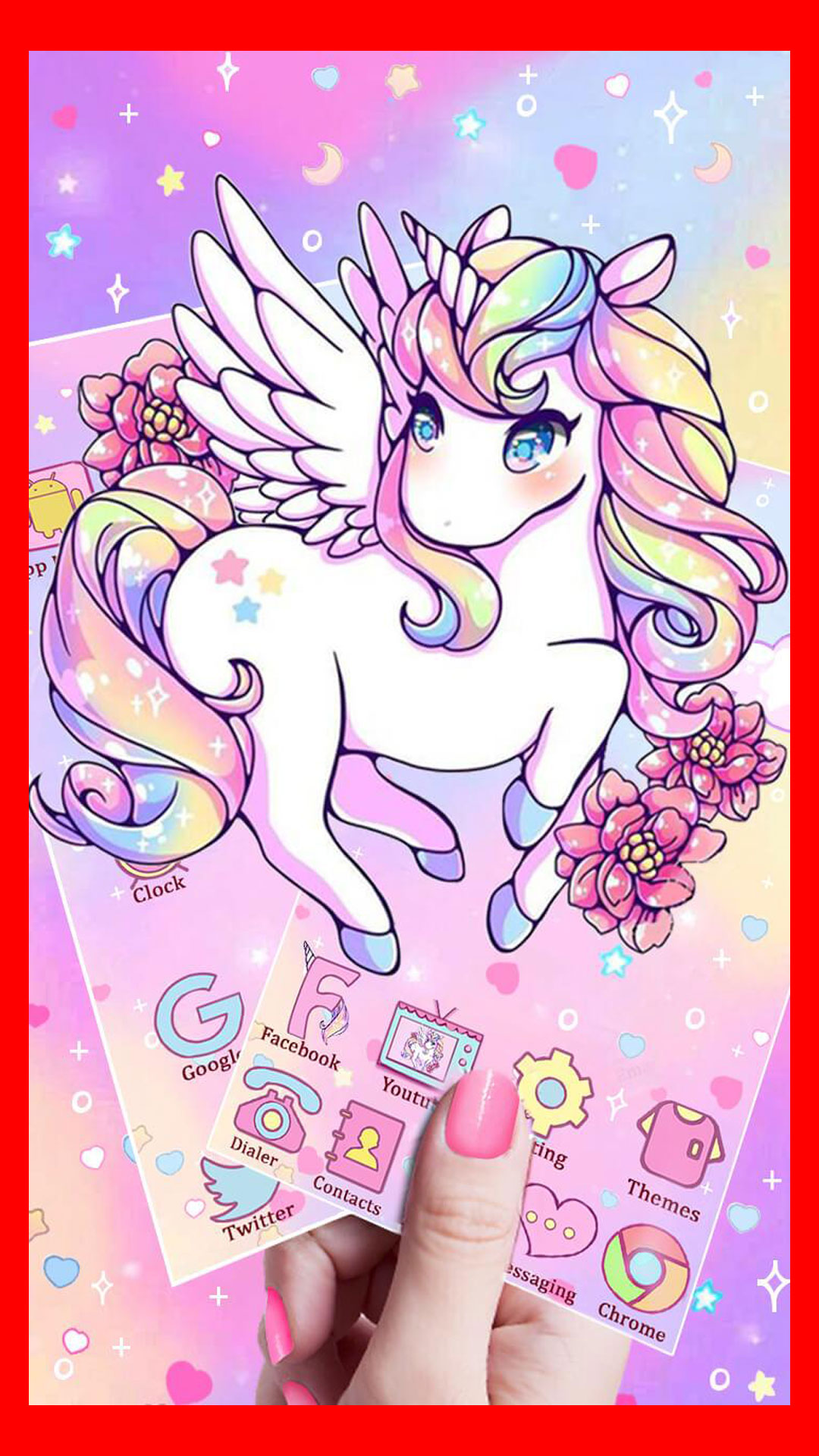 Cute Unicorn - HD Wallpaper 
