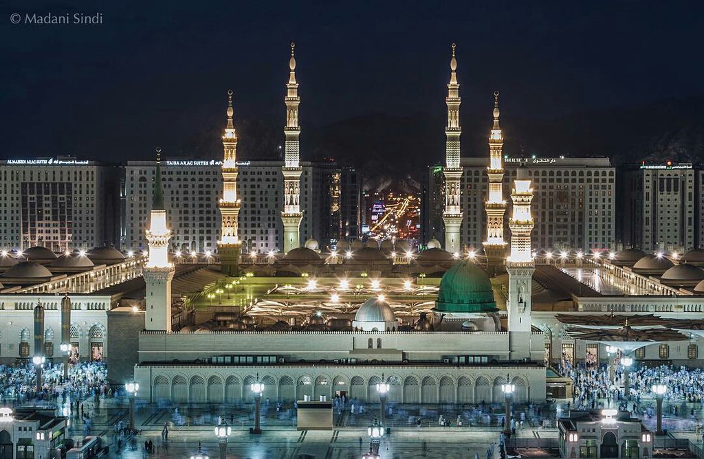Full Hd Wallpaper Masjid E Nabvi 1024x668 Wallpaper Teahub Io